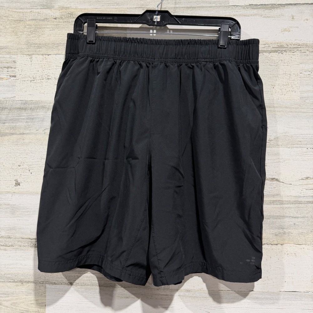BCG Athletic Shorts Men XL Black Zipper Pocket Active Athleisure EUC
